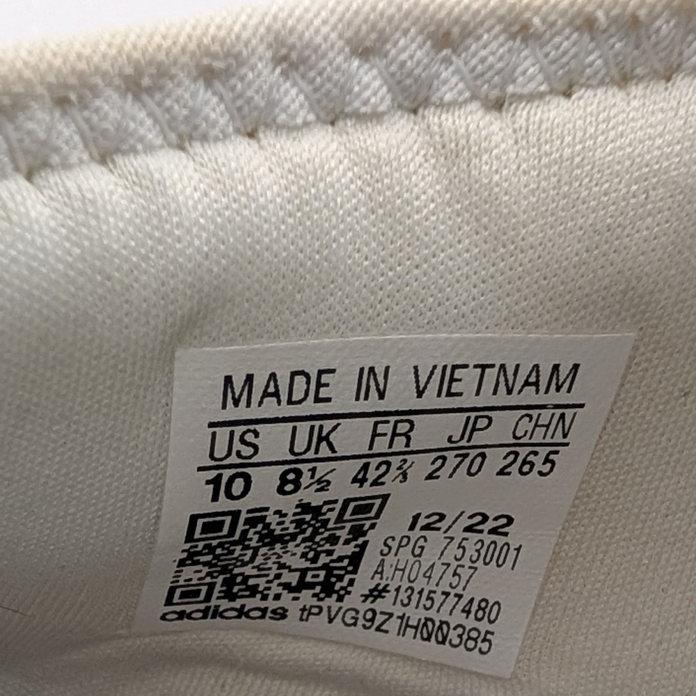 Adidas Shoes Women 10 White Cloudfoam Athleisure Casual Minimalist - Picture 8 of 8